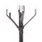 Black Aluminum Contemporary Coat Rack, 68" x 15" x 15"
